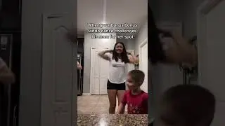 Who wants to see Bryce dance battle his momma 👀 #bonuskid #stepmomlife #bonusmom #fypage