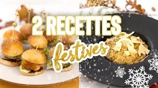 2 RECETTES FESTIVES ORIGINALES | Vegan