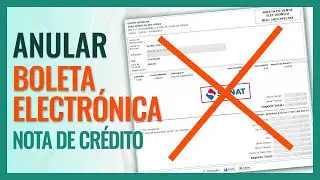 Como ANULAR/ELIMINAR Boleta de Venta Electrónica | Emitir Nota de Crédito | Sunat 2024