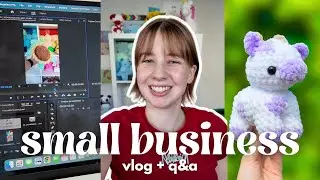 running a crochet business at 18 🍀 full-time business owner