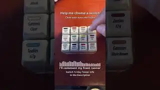 Keyboard ASMR - Keyboard Switch Tester - Zealios, Tealios, Gateron Sound Test