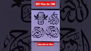 DXF files For CNC 