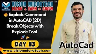 🔥 Explode Command in AutoCAD (2D) | Break Objects with Explode Tool 🚀 ✨