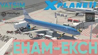 737-800 ZIBO MOD / EHAM-EKCH / XPLANE 11 & MSFS2020 / VATSIM / FOREFLIGHT / KLM / ESPANOL