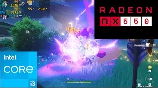 Genshin Impact - i3 10th Gen | RX 550 2GB  (1080p) Gameplay 2022