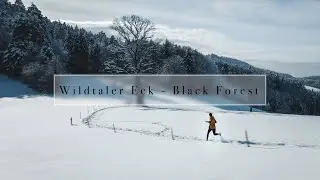 Trailrunning in the Black Forest in Winter