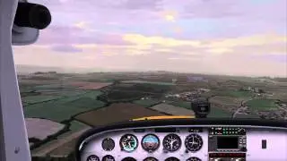 FSX FS Global Real World Weather - Bristol Crosswind Landing