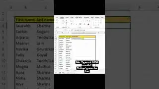 Generate email list from names in seconds using Flash fill