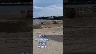 2023 Weymouth Beach MotoX 1st bend action 