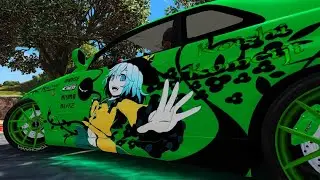 KKHTA(Koishi's phonk theme) CAR DRIFT edit