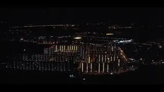 Посадка во Внуково, пролетаем над г.Московский, видео для My-Msk.ru