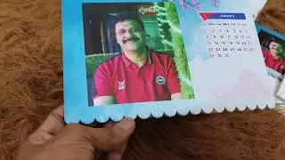 table top calendar with your photos 12 pages calendar