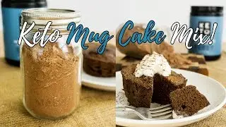 Keto Microwave Mug Cake Mix | Make Ahead Mix for Low Carb Cakes