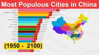 Most Populous Cities in China  (1950 -  2100) Largest Urban Areas  in China