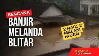 BENCANA BANJIR DI BLITAR MEMBUAT BANYAK RUMAH TERENDAM