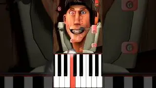 tf2 but it skibidi toilet meme 3 [Piano Cover]