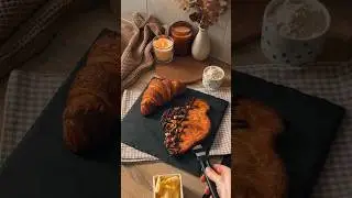 2D круассан – новый тренд, это съедобно?🥐 #круассан #кондитер #рецепт #плоскийкруассан