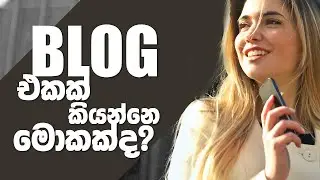 What is a blog? - බ්ලොග් එකක් කියන්නෙ මොකක්ද? | Sri Nerds