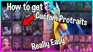 How To Get Custom Character Portraits In Dead By Daylight - [2021] DBD Tutorial ALL-KILL