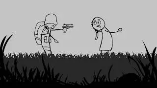 Dinya#3. Мультик Dayz. Образумил рейдера.