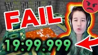 the most TRAGIC ending to a speedrun ever *epic fail*