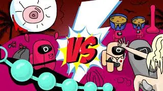 Squid Game and Chamber of Secrets | Among Us animation