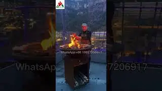 Hot Selling Outdoor Corten BBQ Grill---BG2 #bbq #bbqchicken