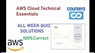 AWS Cloud Technical Essentials Solutions I AWS I  Coursera I 