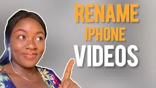 New Trick - How to Rename iPhone Videos | the fastest way