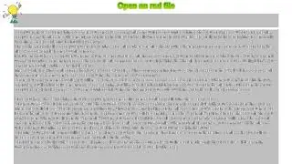 How to : Open an rsd file