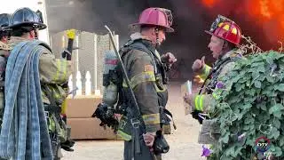 Three Alarm Fire in Modesto