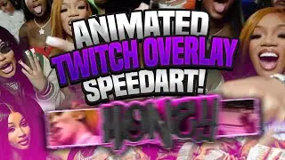 Adobe After Effects Twitch Animated Name Overlay SPEEDART!