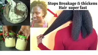 Do Not rinse this treatment out & Your Hair will Never Stop Growing | Intense Moisture Therapy.