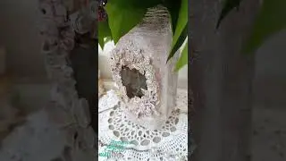 Ваза из банки от кофе