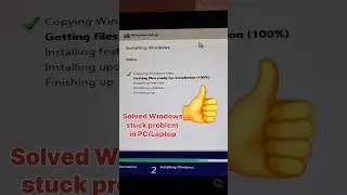 Fix windows stuck problem in PC or Laptop!! #windows #windows10 #windows11
