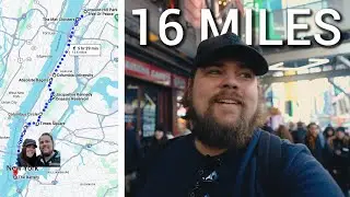 Walking ALL THE WAY Across NYC (Top to Bottom)