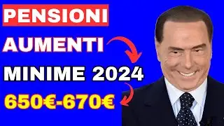 ⚠️ULTIM'ORA➜AUMENTO PENSIONI MINIME FINO A 700 EURO NEL 2024❓QUESTA VOLTA È VERO❗️