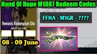 Free Fire New HAND Of HOPE M1887 Gun Redeem Codes - 08 June Hand Of Hope M1887 Redeem Code Free Fire