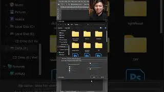 Sửa lỗi không có định dạng Jpeg khi lưu ảnh trên photoshop #tutorial #photoshop #hoangphucphoto