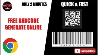 How to Create a Barcode for Free - Online Barcode Generator | #barcode | #free | #online | #google