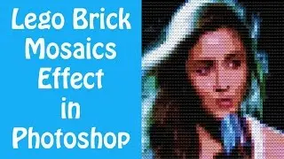 How to create Lego Brick Mosaics Effect in Photoshop