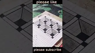 simple 3d drawing 🥰🥰 #shortvideo #pencilsketchtutorialforbeginners #trending_ #youtubeshorts_