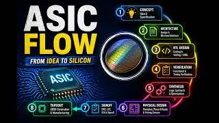 ASIC Flow Explained | From RTL to GDSII 🚀 | Complete VLSI Design Flow