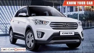 Know Your Hyundai Creta | Review of Features | CarDekho.com