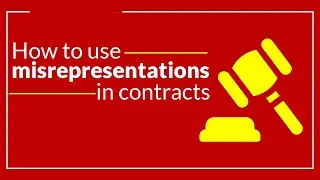 Requirements of misrepresentations | Contract Law