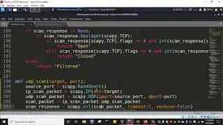 Malicious Python 3 Programming: Port Scanner - udp scan