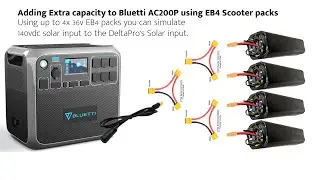 Low cost Bluetti Ac200p external battery