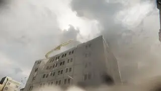 Building Demolition - Blender Collapse Simulation