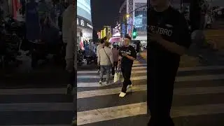People moving in pedestrian lane |westlake hangzhou