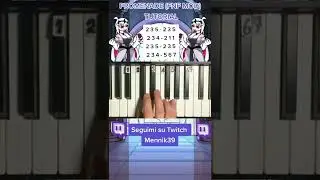 Promenade (Friday Night Funkin: Entity) - Fnf MOD - VS Nikusa - Easy piano TUTORIAL 